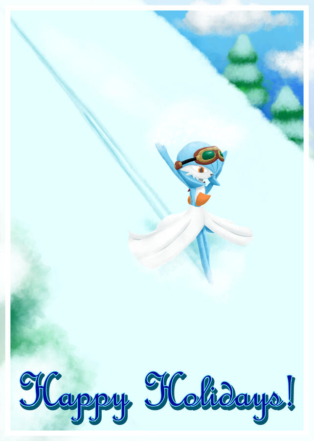 Pokemon Holiday Cards 2024: 1. Gardevoir