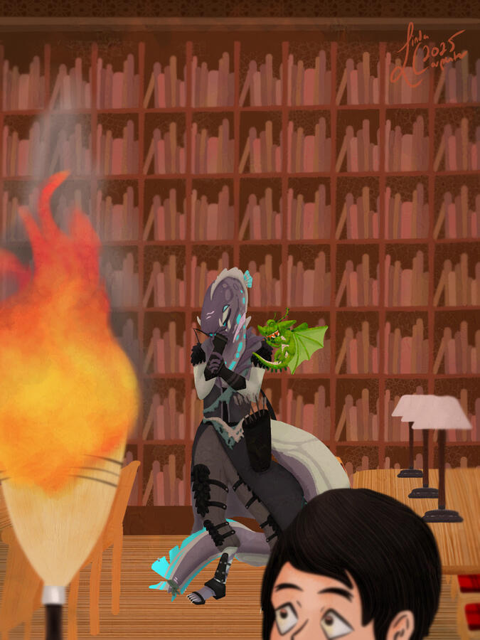 Vulture and Little Terror