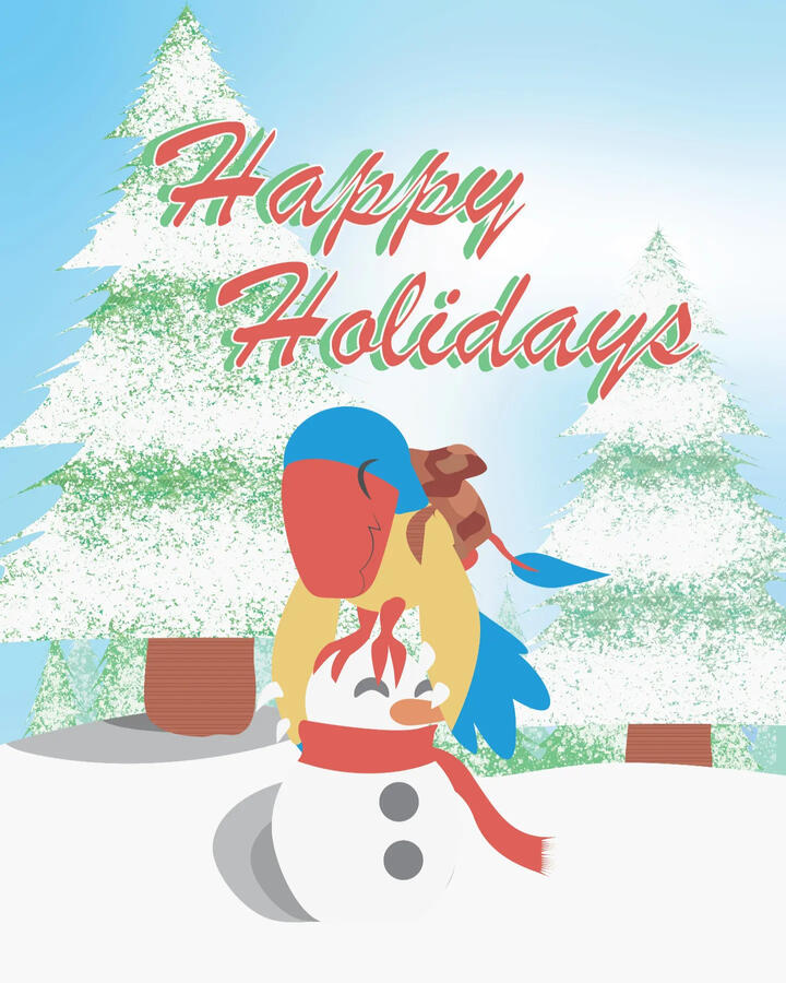 Pokemon Holiday Card 2022 - Archen