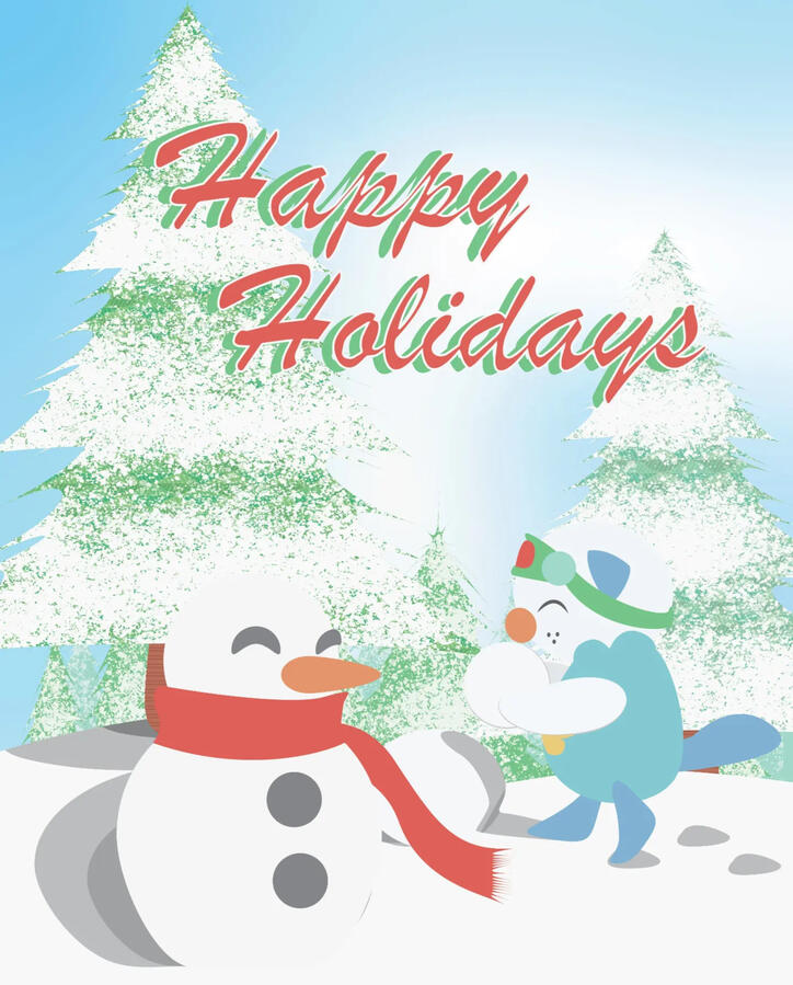 Pokemon Holiday Card 2022 - Oshawott